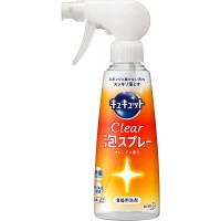 Kyukyutto Clear Foam Spray Dish Detergent 300ml (Orange Scent)